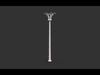 Stadium Light Tower 3D model_1