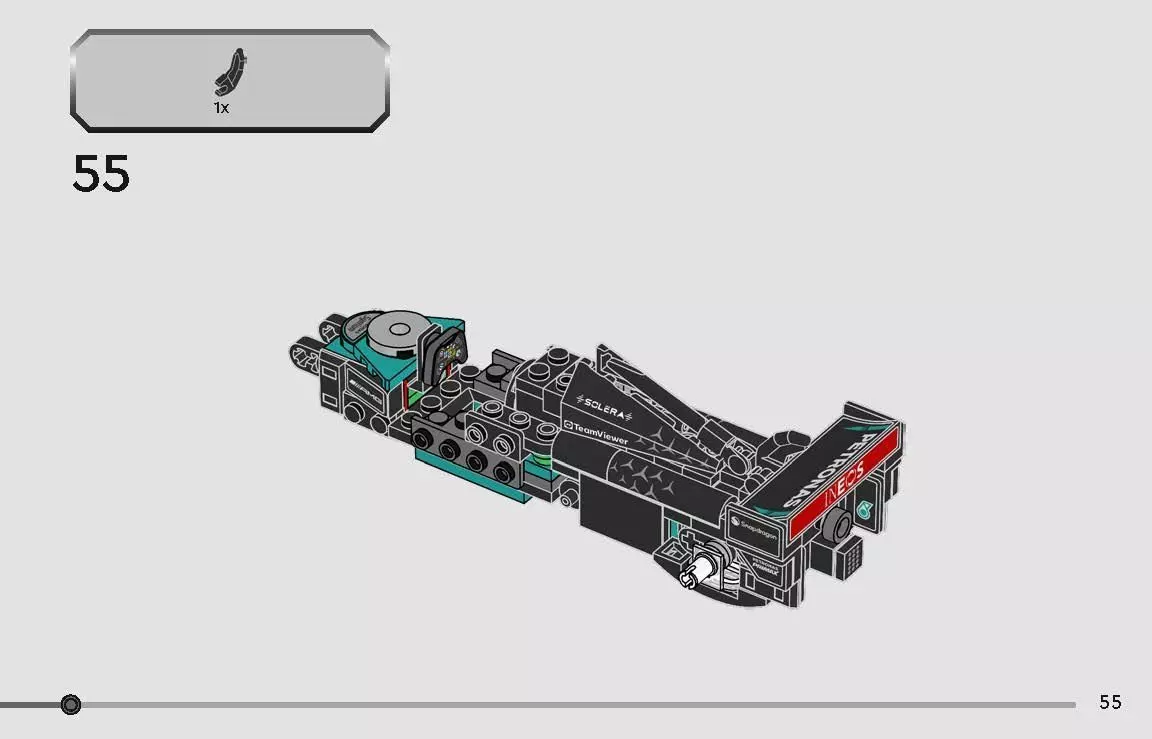 TwindBricks3D - 77244  Mercedes-AMG PETRONAS F1 Team W15  3D print model_54
