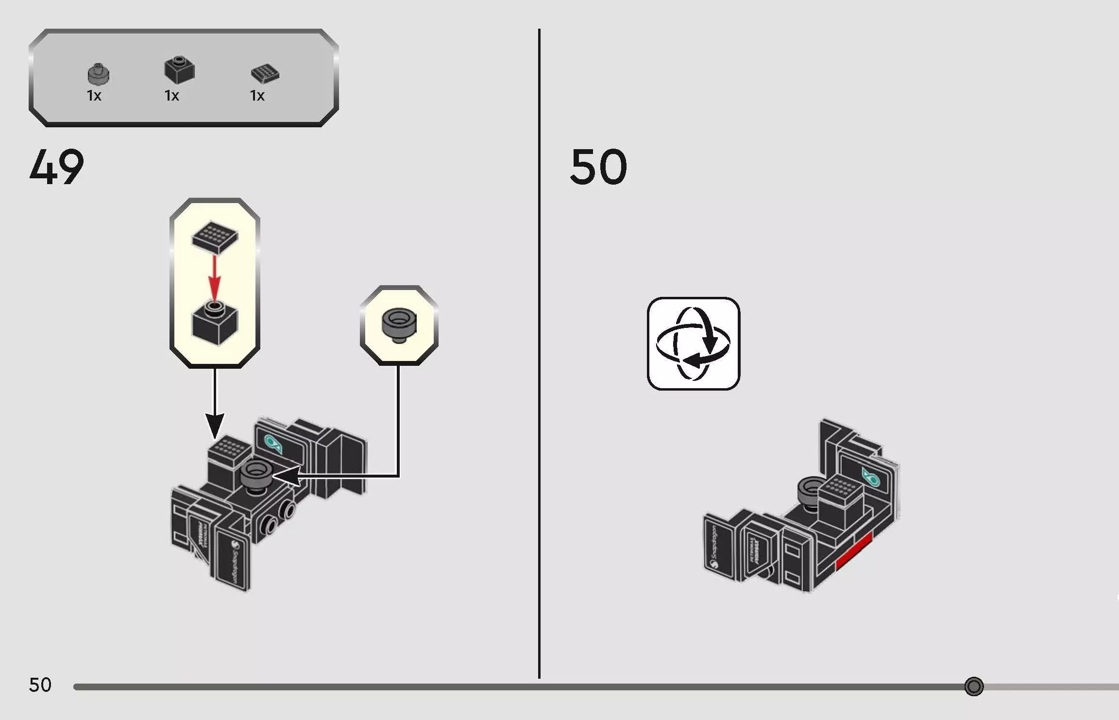 TwindBricks3D - 77244  Mercedes-AMG PETRONAS F1 Team W15  3D print model_49