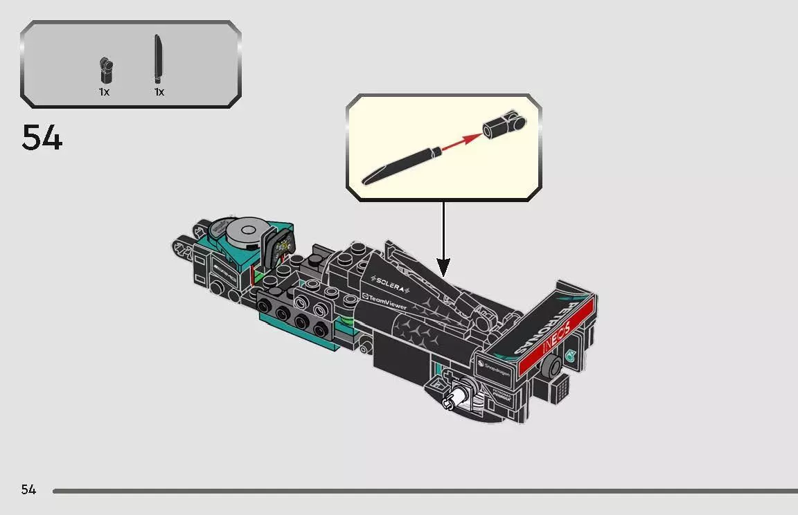 TwindBricks3D - 77244  Mercedes-AMG PETRONAS F1 Team W15  3D print model_53