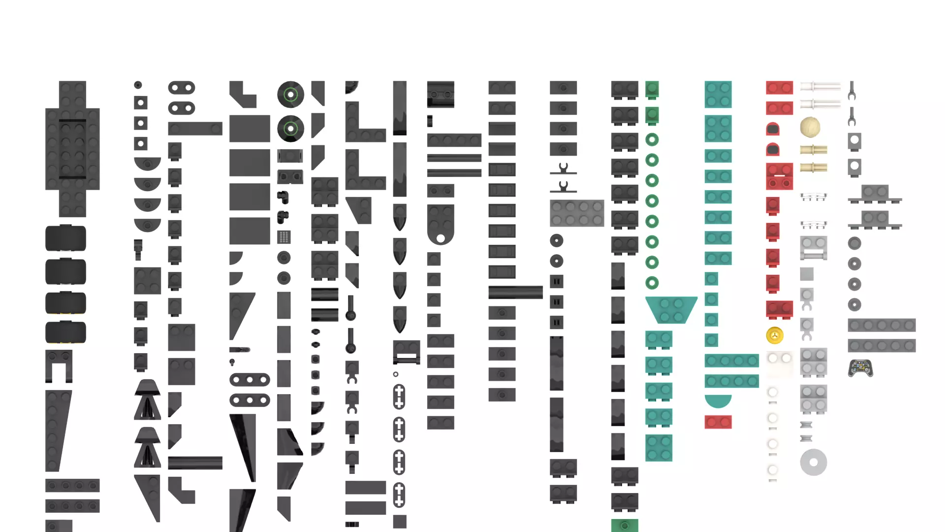 TwindBricks3D - 77244  Mercedes-AMG PETRONAS F1 Team W15  3D print model_1