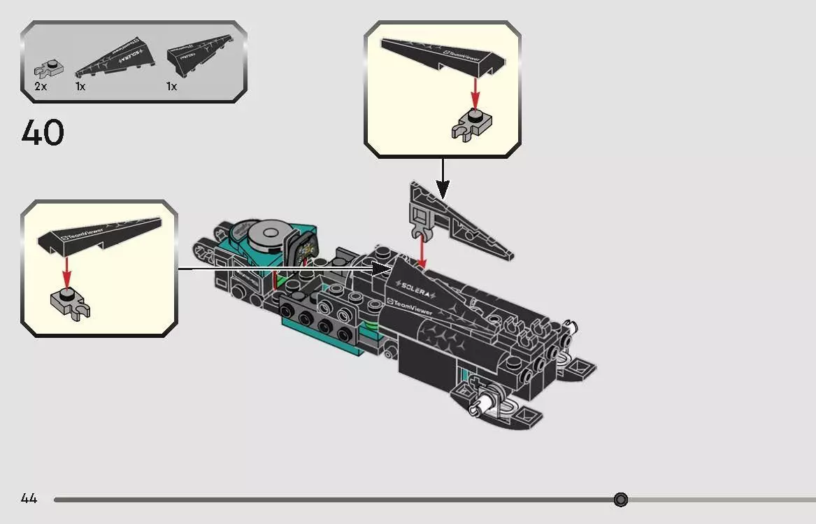 TwindBricks3D - 77244  Mercedes-AMG PETRONAS F1 Team W15  3D print model_43