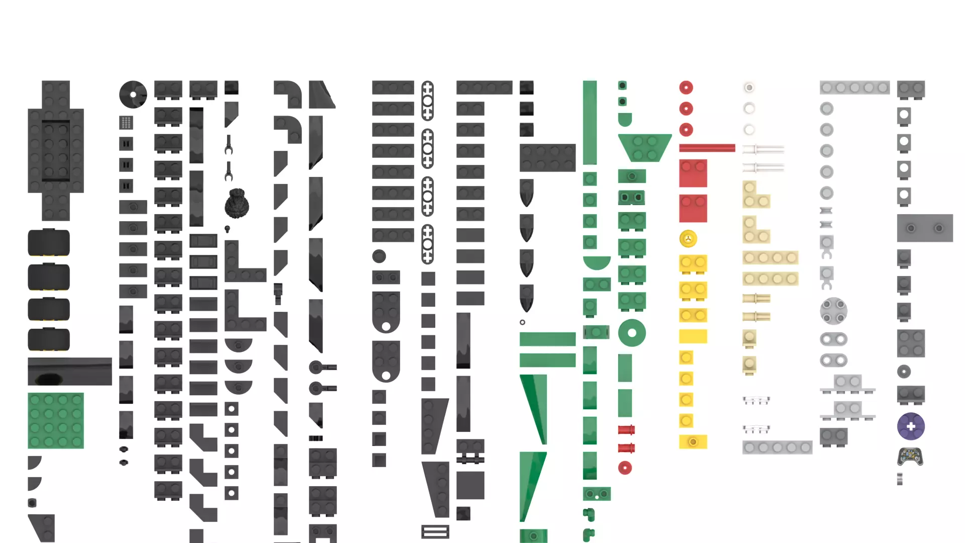 TwindBricks3D - 77245  Aston Martin Aramco F1 AMR24 3D print model_1