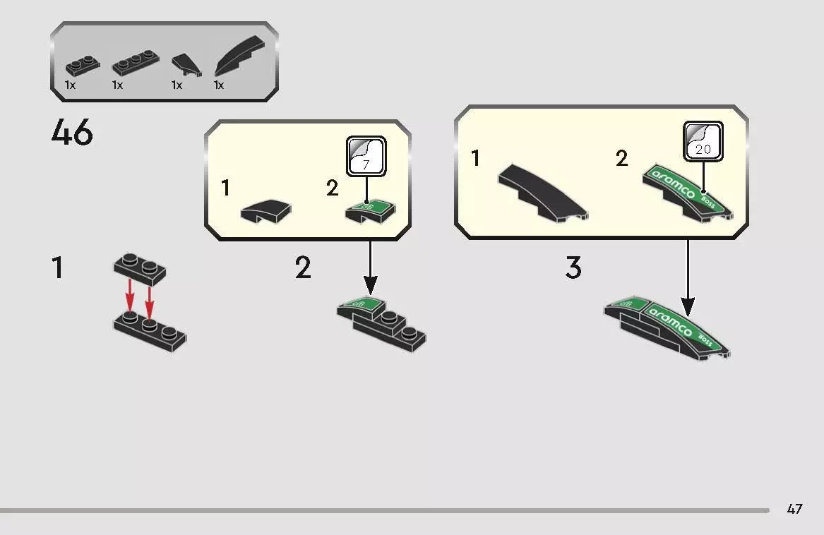 TwindBricks3D - 77245  Aston Martin Aramco F1 AMR24 3D print model_48