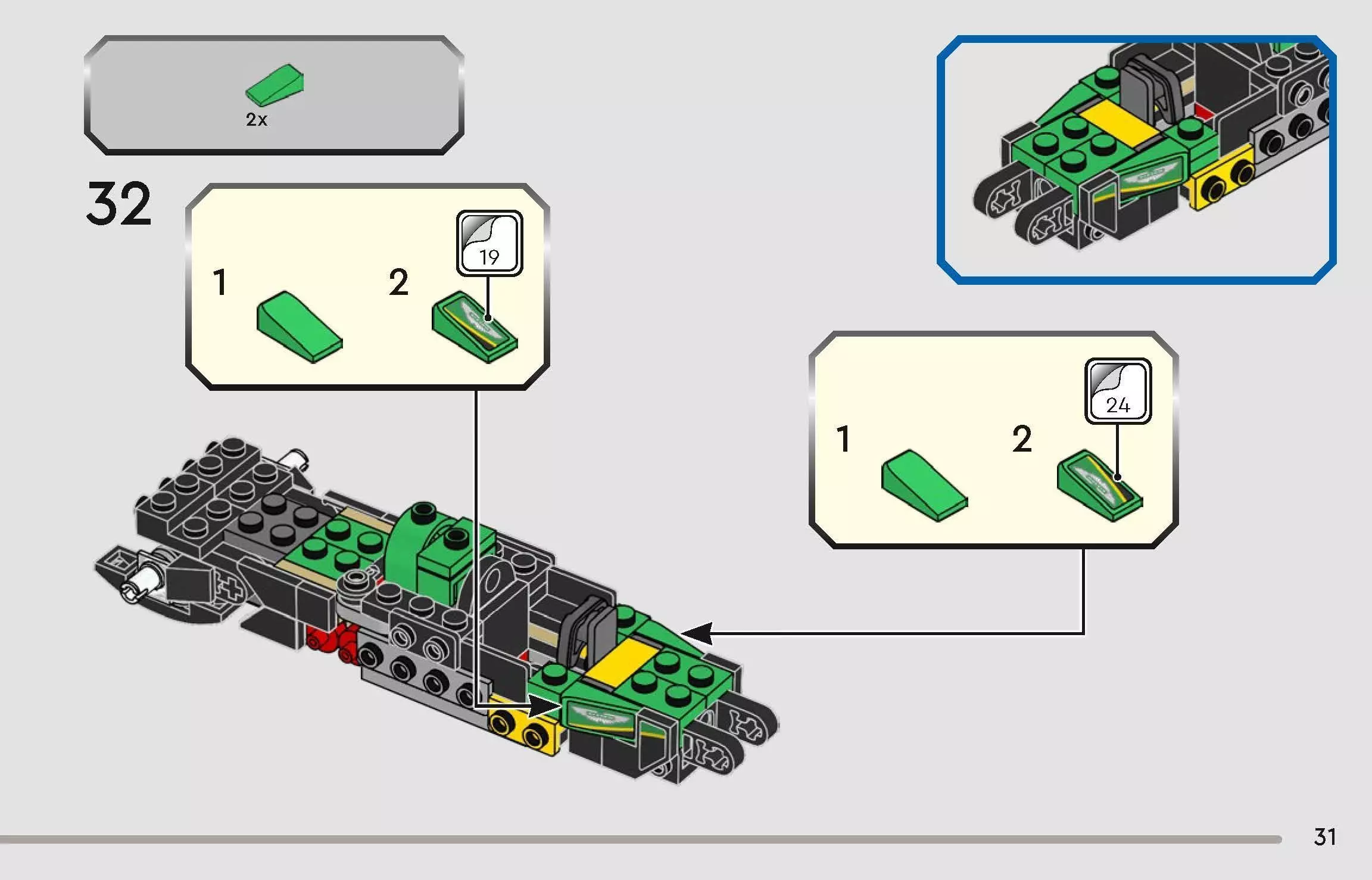TwindBricks3D - 77245  Aston Martin Aramco F1 AMR24 3D print model_61