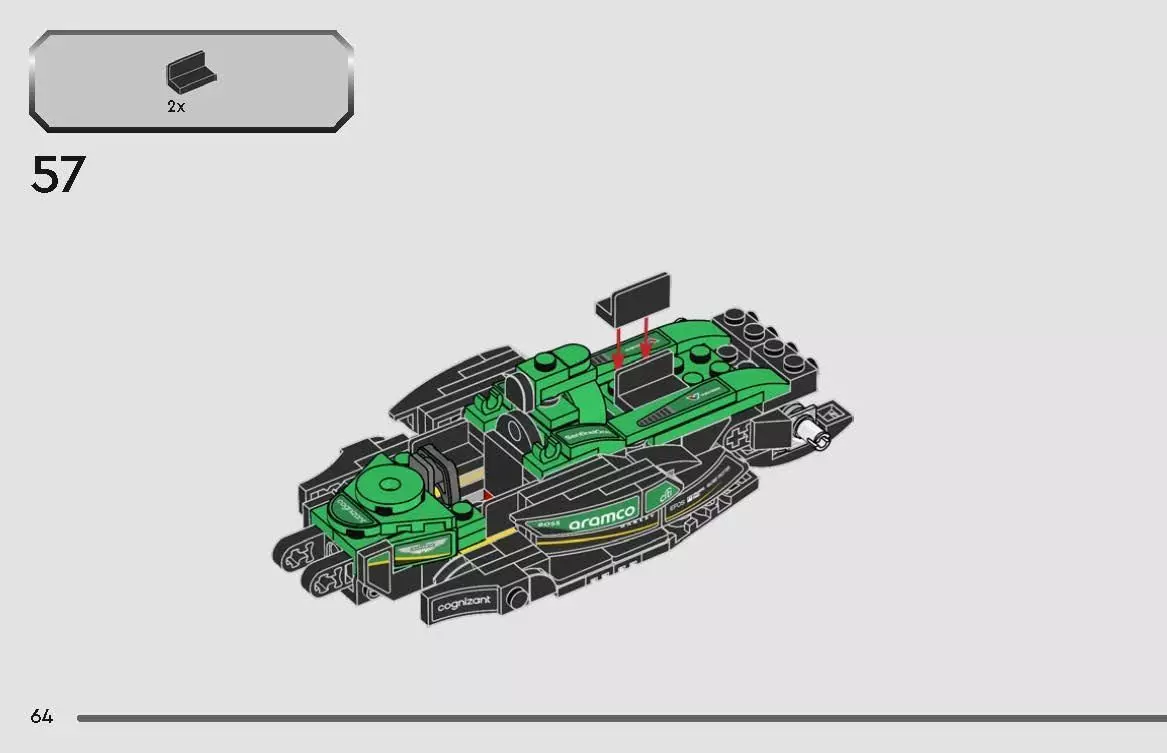TwindBricks3D - 77245  Aston Martin Aramco F1 AMR24 3D print model_59