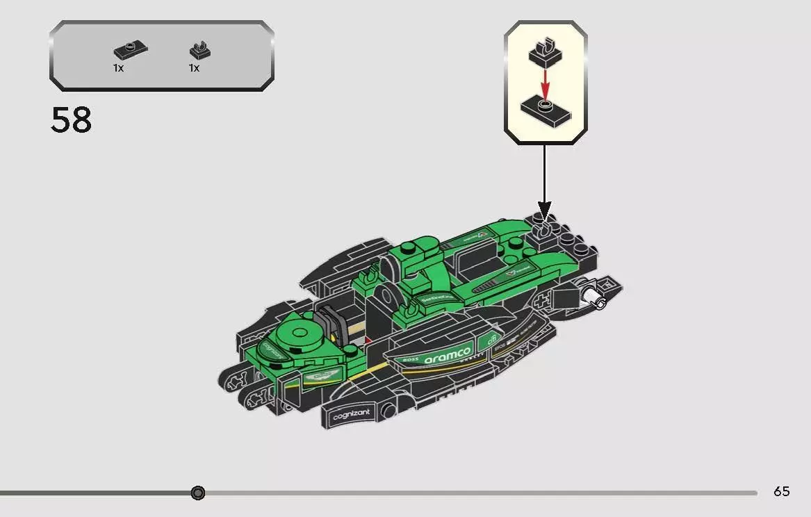 TwindBricks3D - 77245  Aston Martin Aramco F1 AMR24 3D print model_58