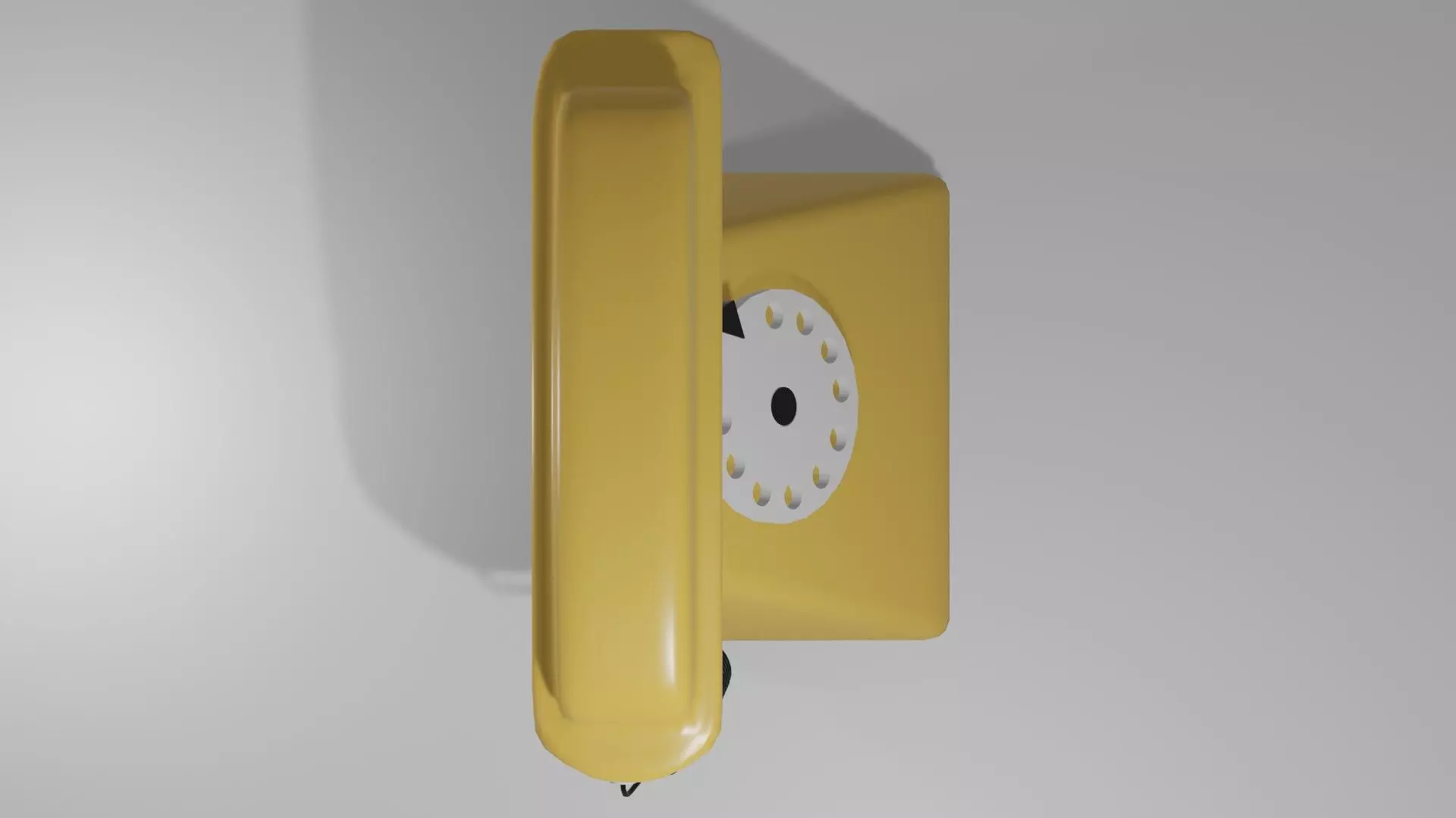 Old phone OBJ and Blend 3D model_5