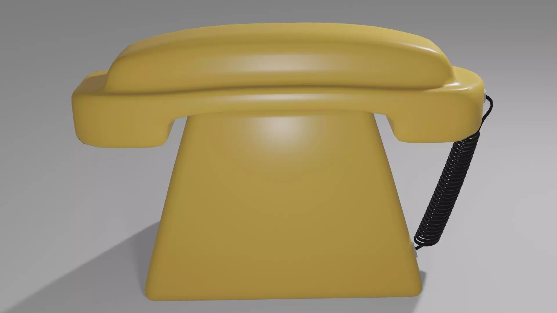 Old phone OBJ and Blend 3D model_2