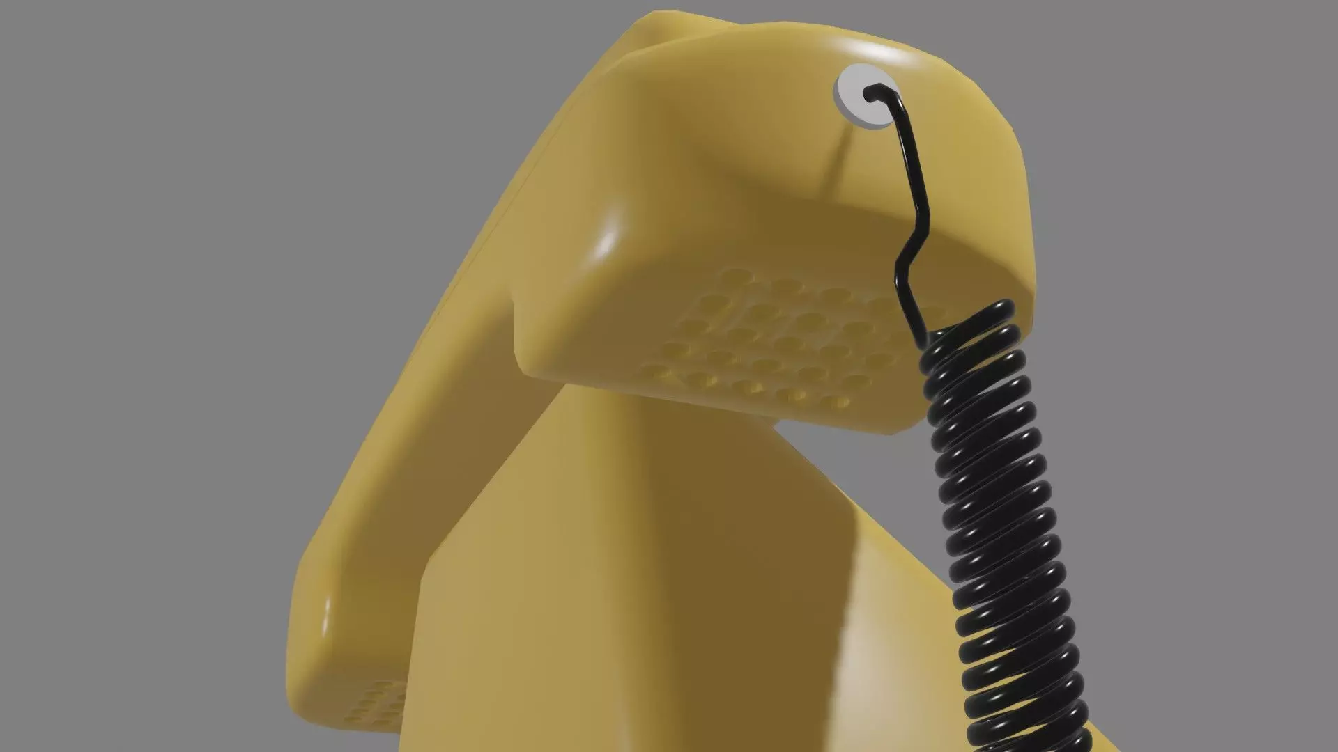 Old phone OBJ and Blend 3D model_6