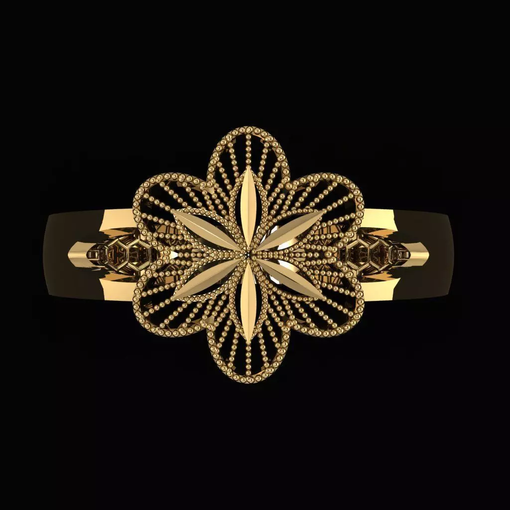 Minimalist Turkish Ring 3D print model_1