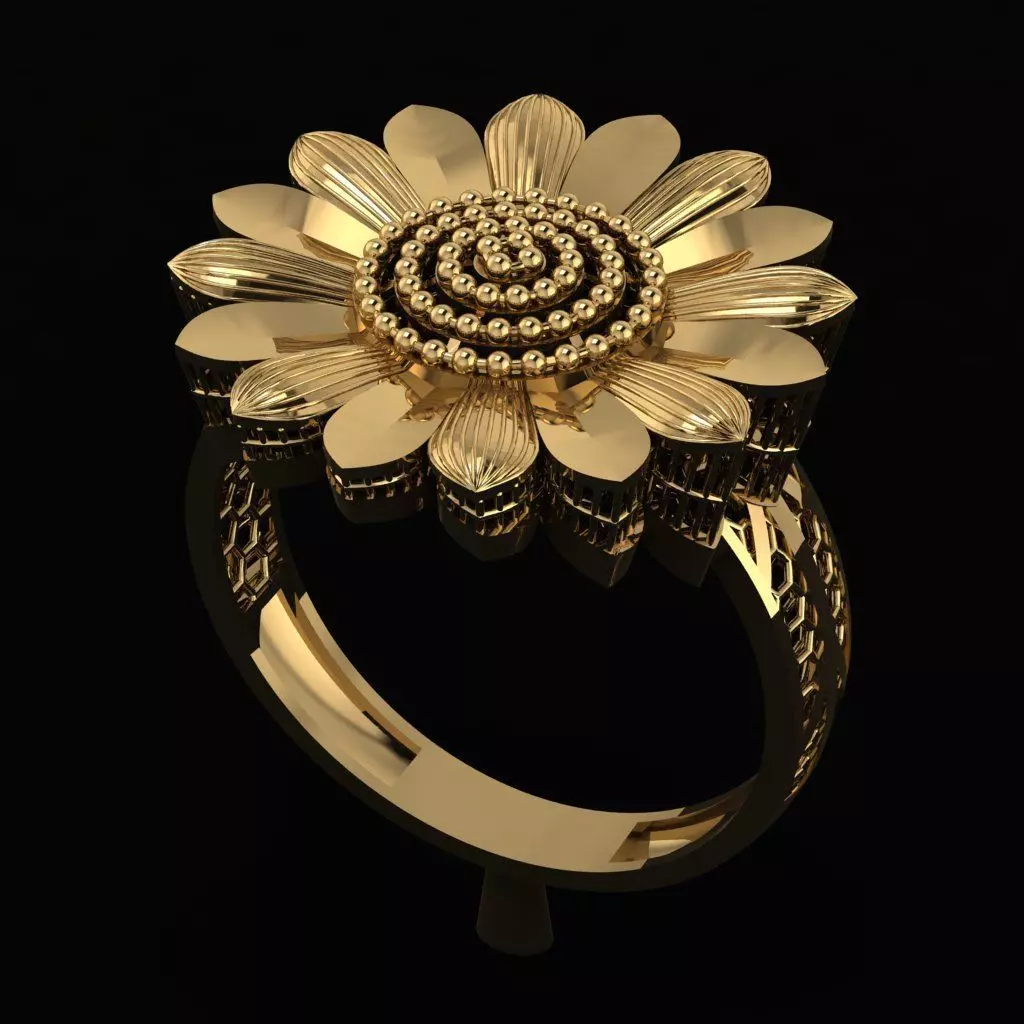 Minimalist Turkish Ring 3D print model