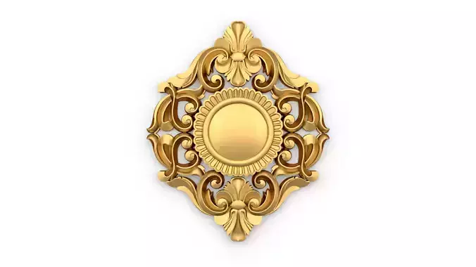 carved classic decorative ornament cnc 3d printing stl 48
