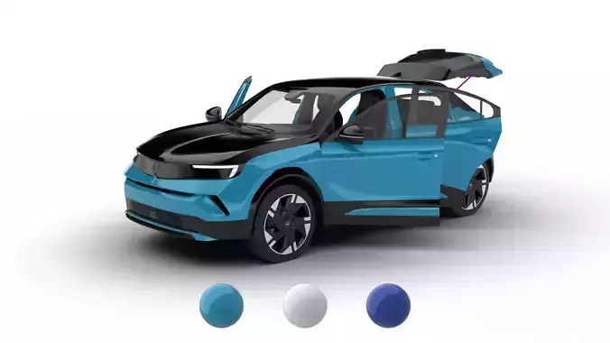 Opel Mokka 2025 HQ 3d model