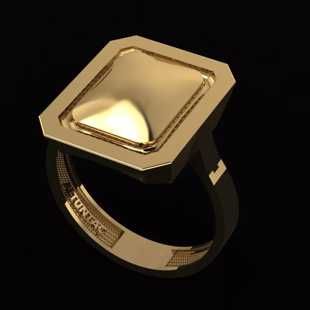 Minimalist Turkish Ring 3D print model_0