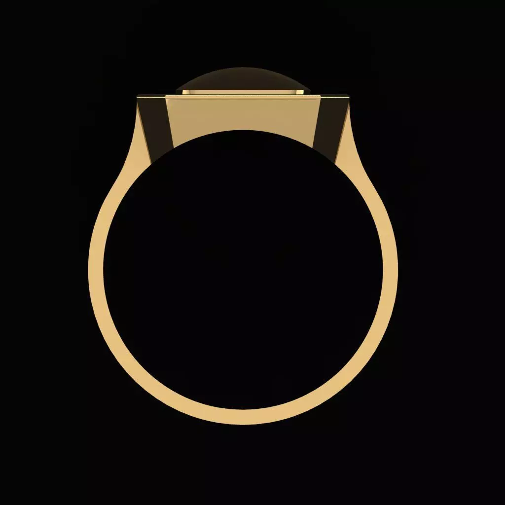 Minimalist Turkish Ring 3D print model_2