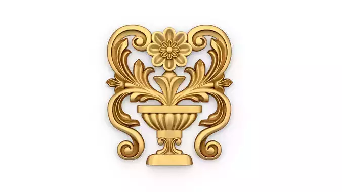 carved classic decorative ornament cnc 3d printing stl 49