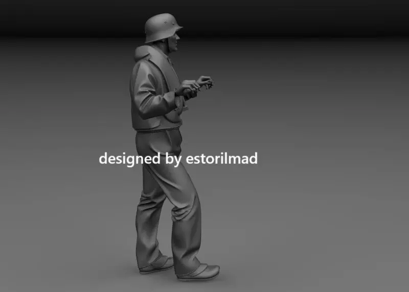 WW2 GERMAN CREW KRIEGSMARINE SCHNELLBOOT V1 3D print model_2