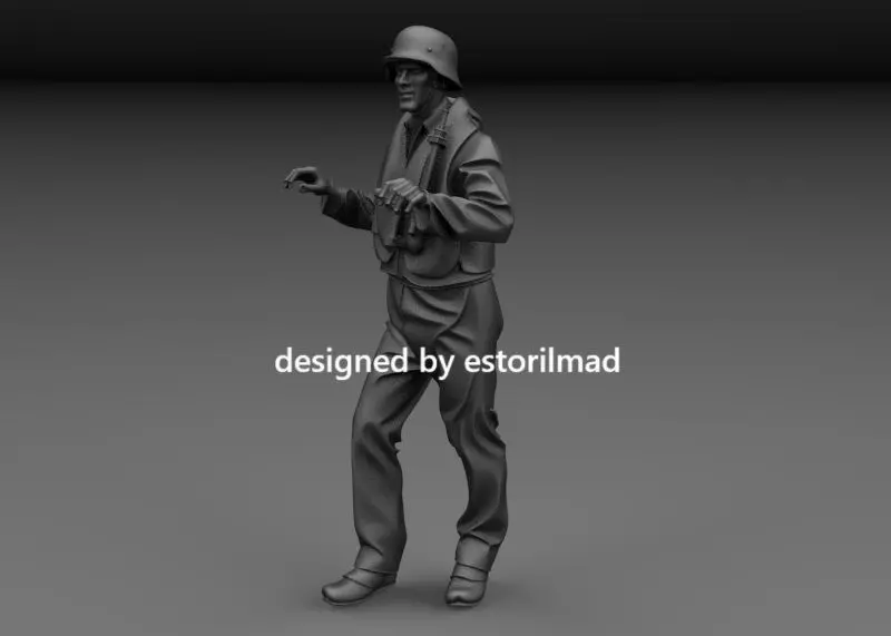 WW2 GERMAN CREW KRIEGSMARINE SCHNELLBOOT V1 3D print model_1