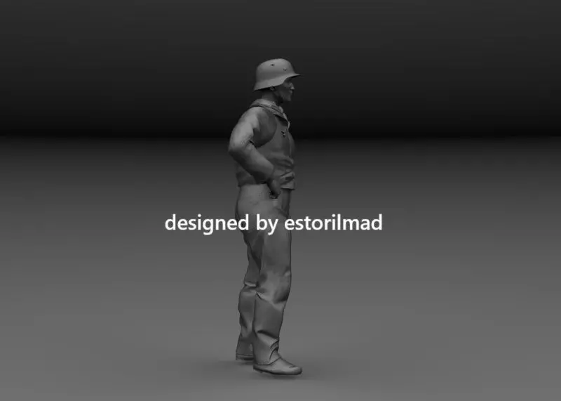 WW2 GERMAN CREW KRIEGSMARINE SCHNELLBOOT V3 3D print model_2