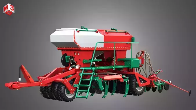 Agro-Masz Salvis 3800 Pneumatic seed drill 3D model