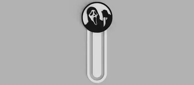Scream Halloween Horror Bookmark