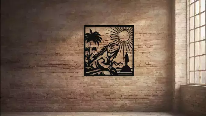 Two Owls Wall Decor Art