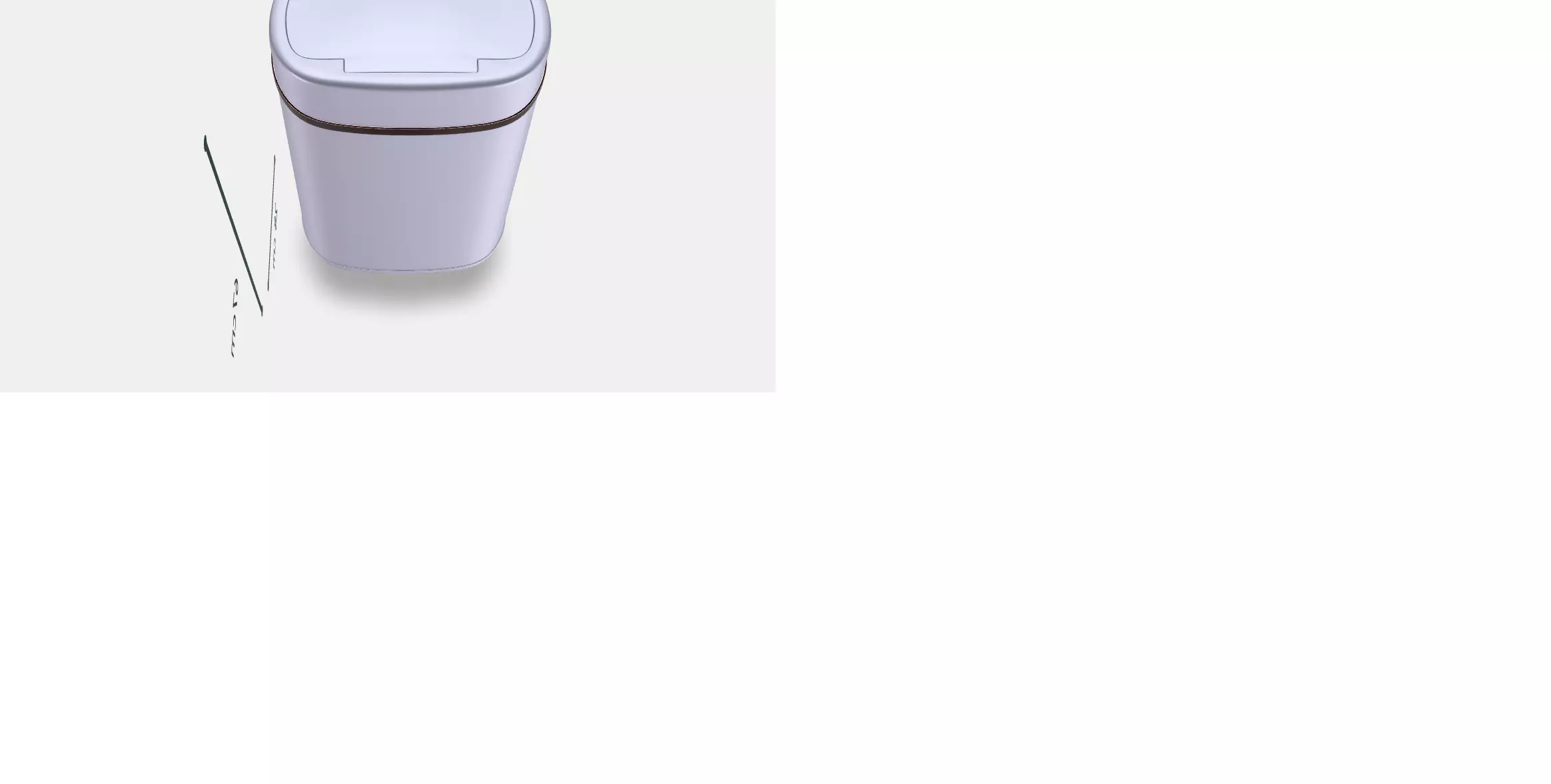 Sensor-sensitive dustbin 58 L 3D model_3