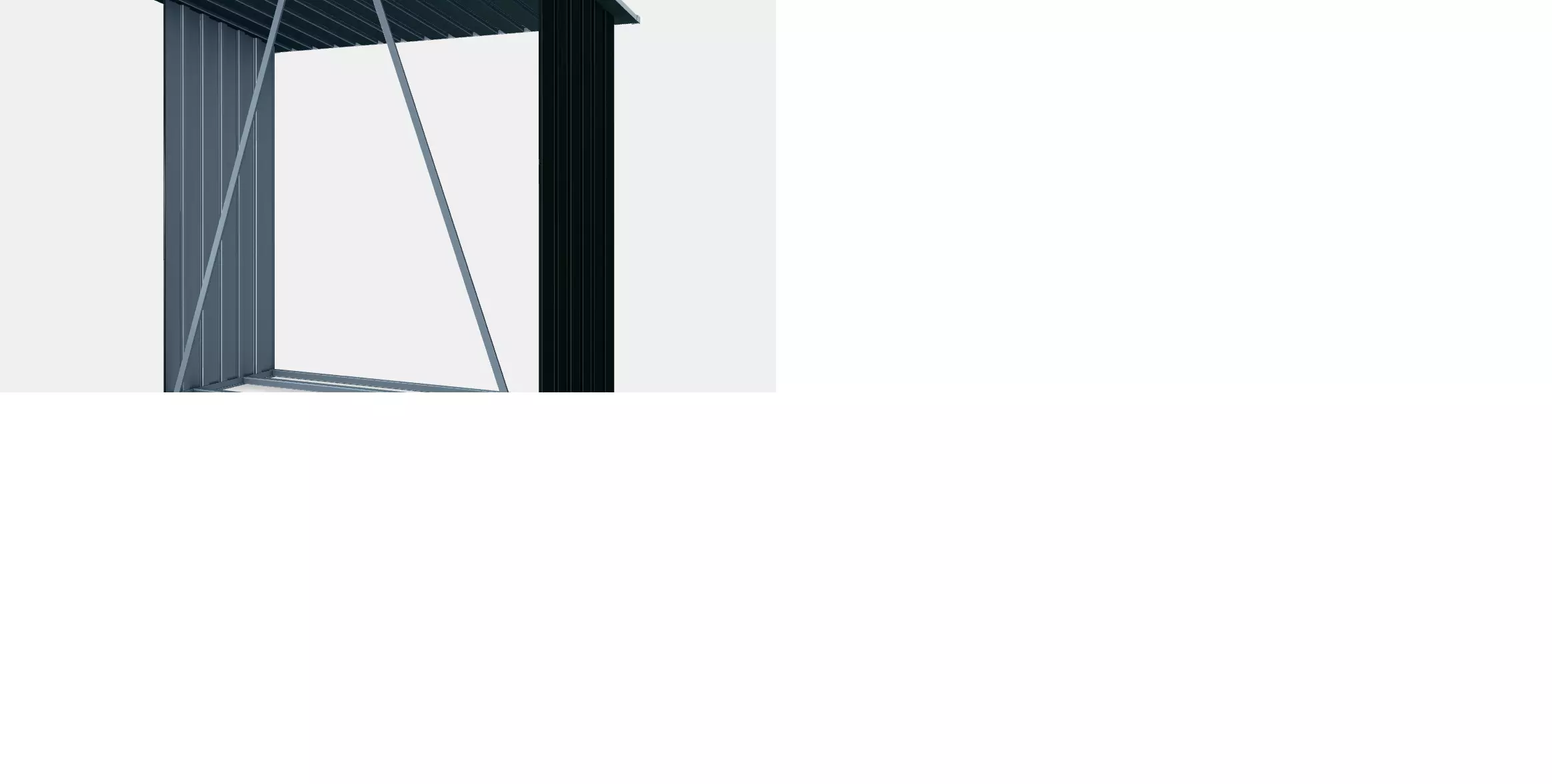 Detroit garden storage 163x83x154 cm 1 3D model_2