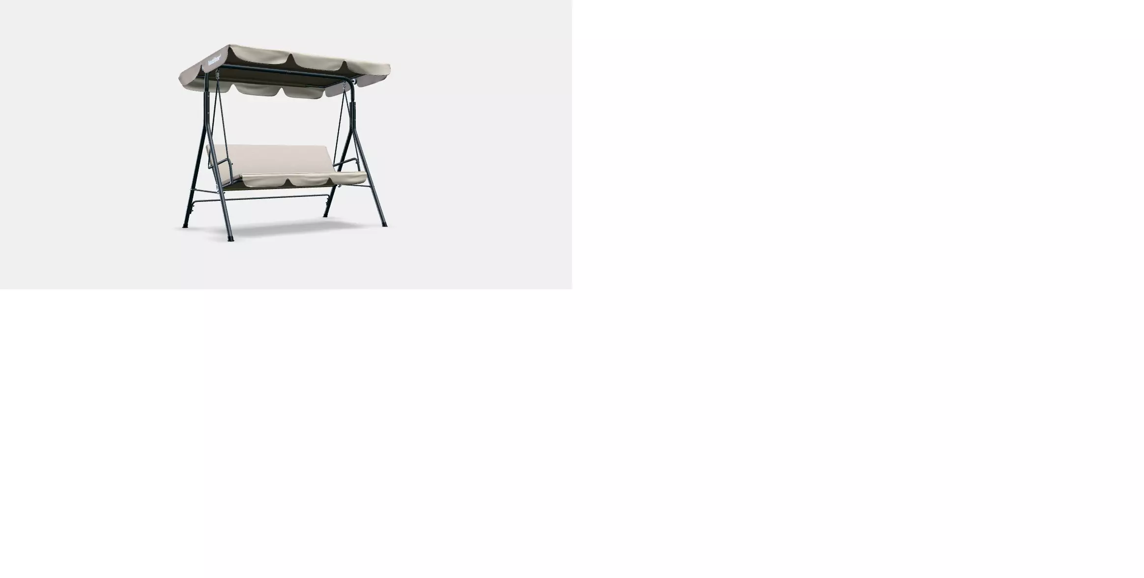 Serenita garden swing bed 2 3D model_0