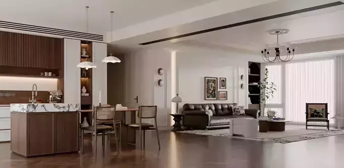 Medieval-style living room