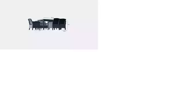 Venus III Big 6 seater garden furniture set - Ge