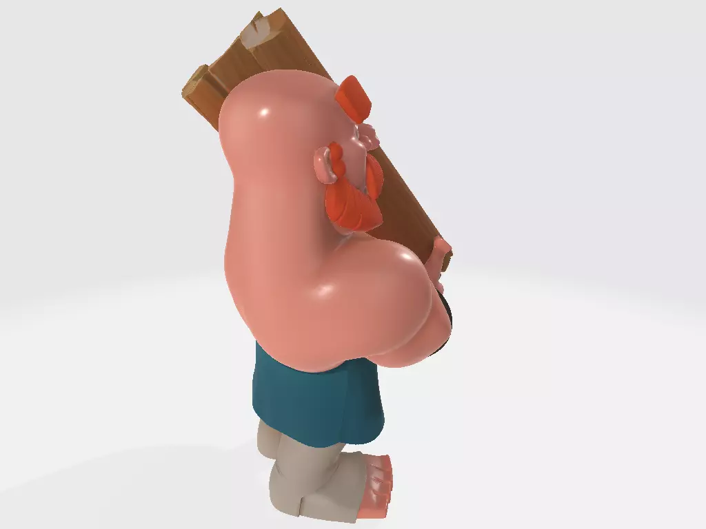 Clash of Clans - Clan Games Presenter Version 02 3D print model_4