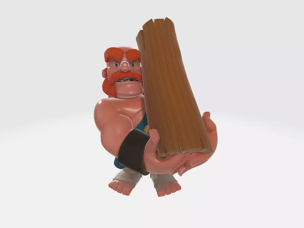 Clash of Clans - Clan Games Presenter Version 02 3D print model_1