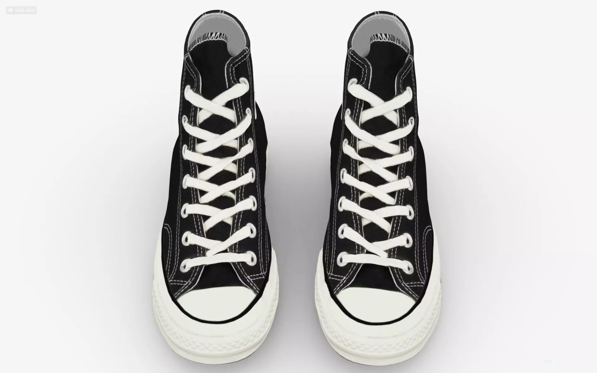 Converse All Star 1970s Low-poly 3D model_5