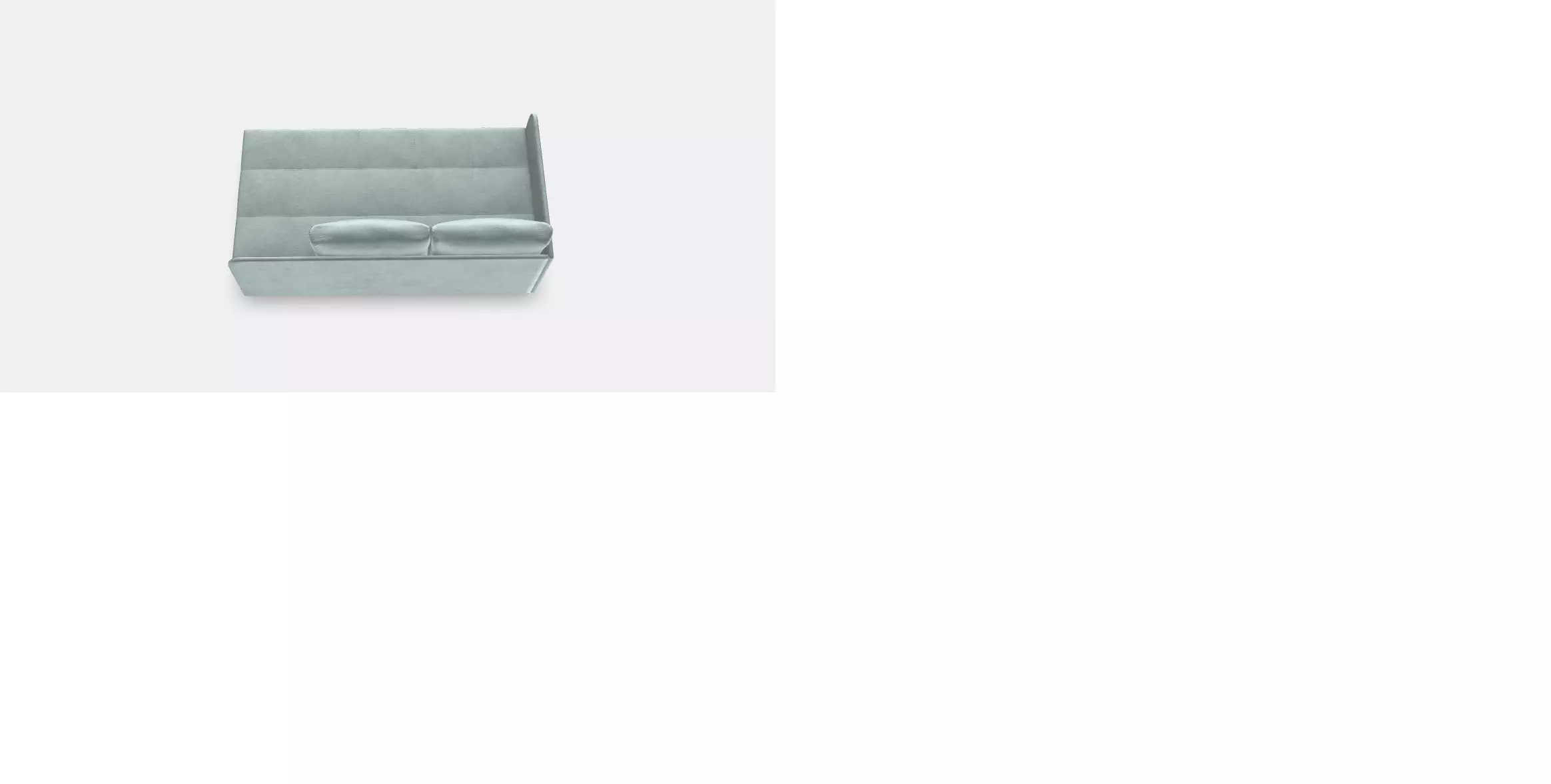 S100 sofa bed left 110x200 DWN 1 3D model_2