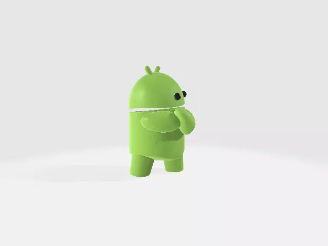 Android CellPhone 3D print model_3