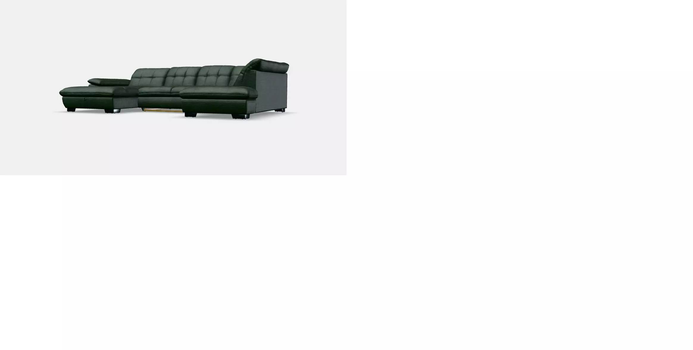 ADA 7529 U-shaped upholstered suite 3D model_4