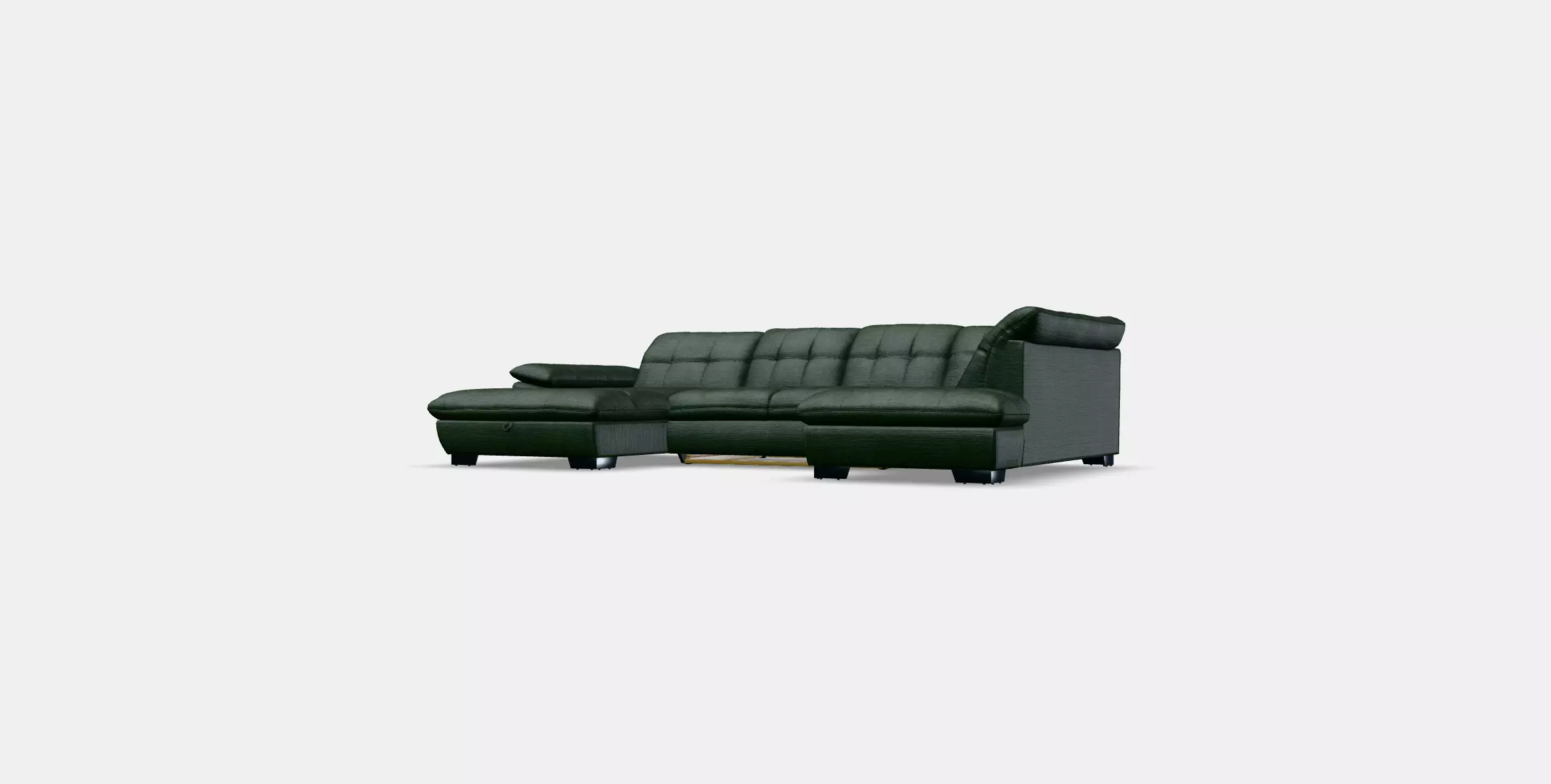 ADA 7529 U-shaped upholstered suite 3D model_5