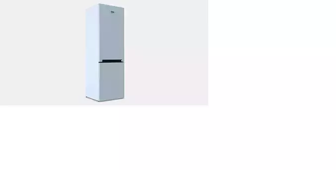 Beko RCSA330K40WN Aluminium fridge freezer E