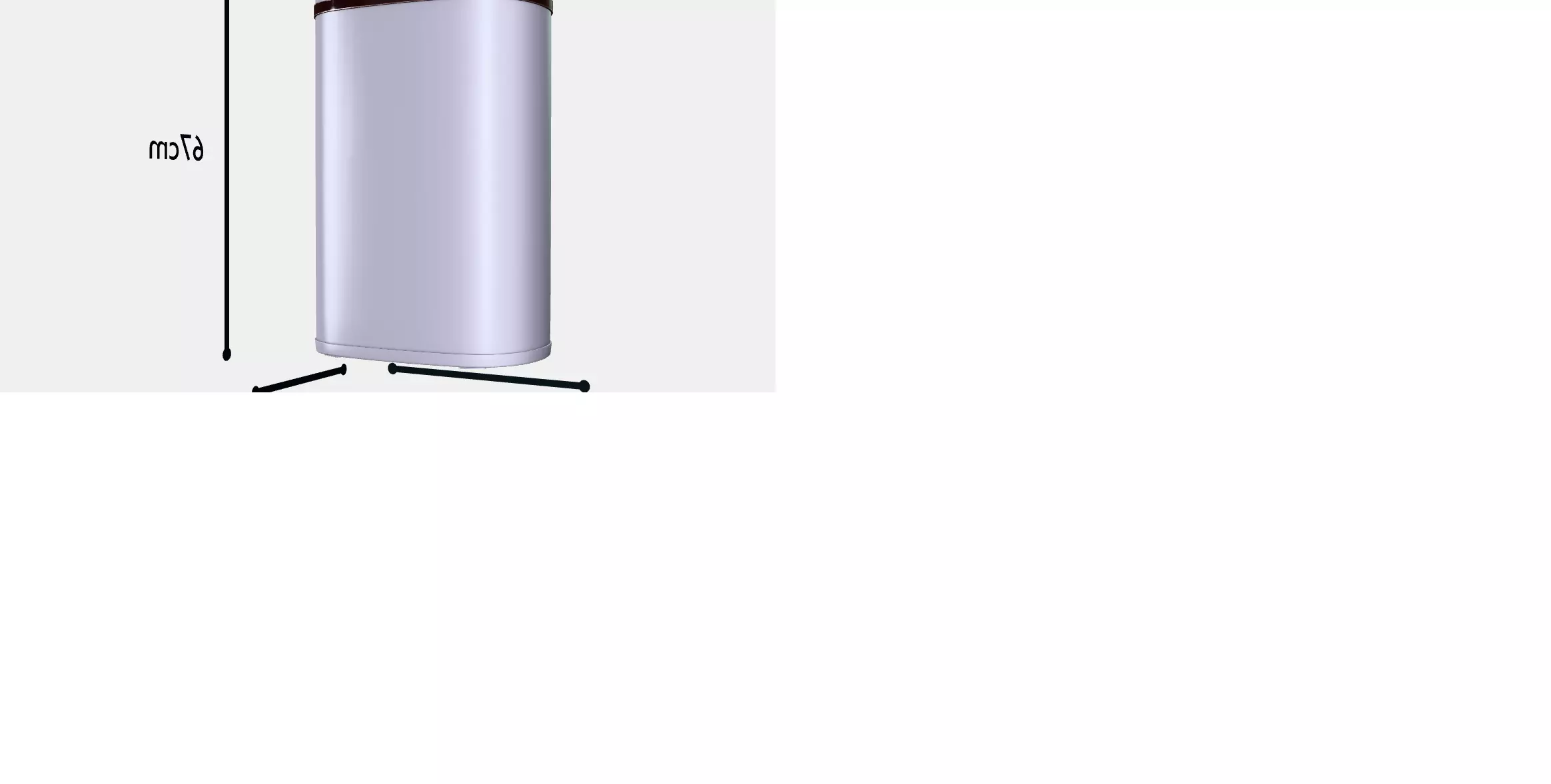 Sensor-sensitive dustbin 58 L 3D model_5