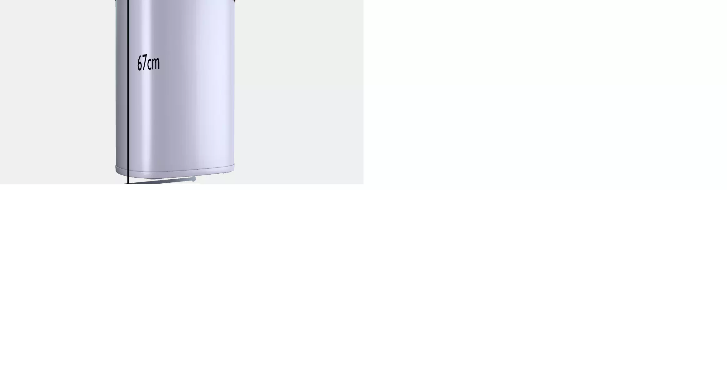 Sensor-sensitive dustbin 58 L 3D model_2