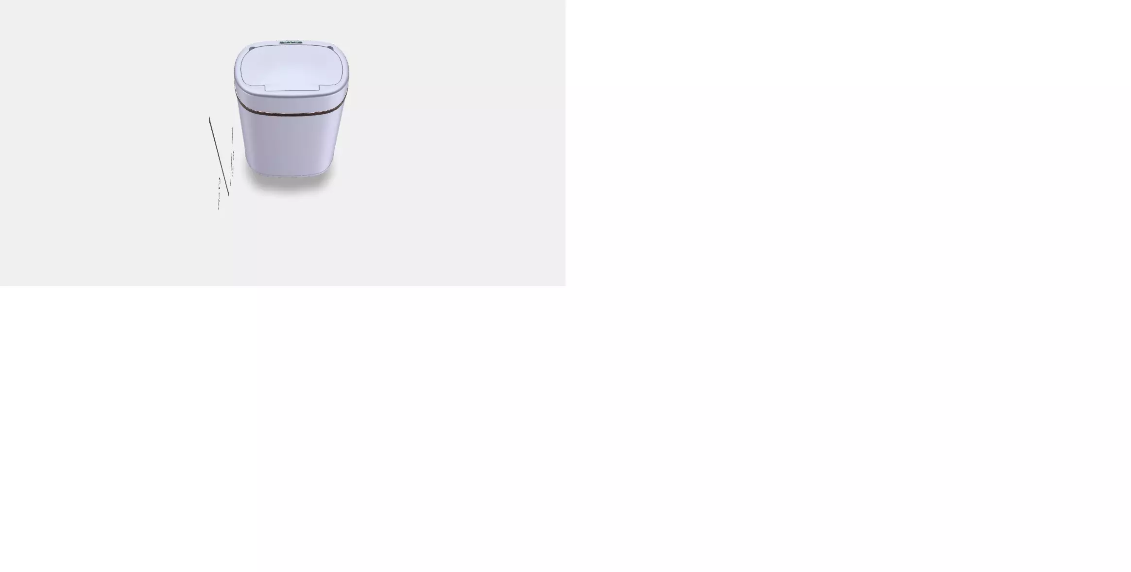 Sensor-sensitive dustbin 58 L 3D model_3