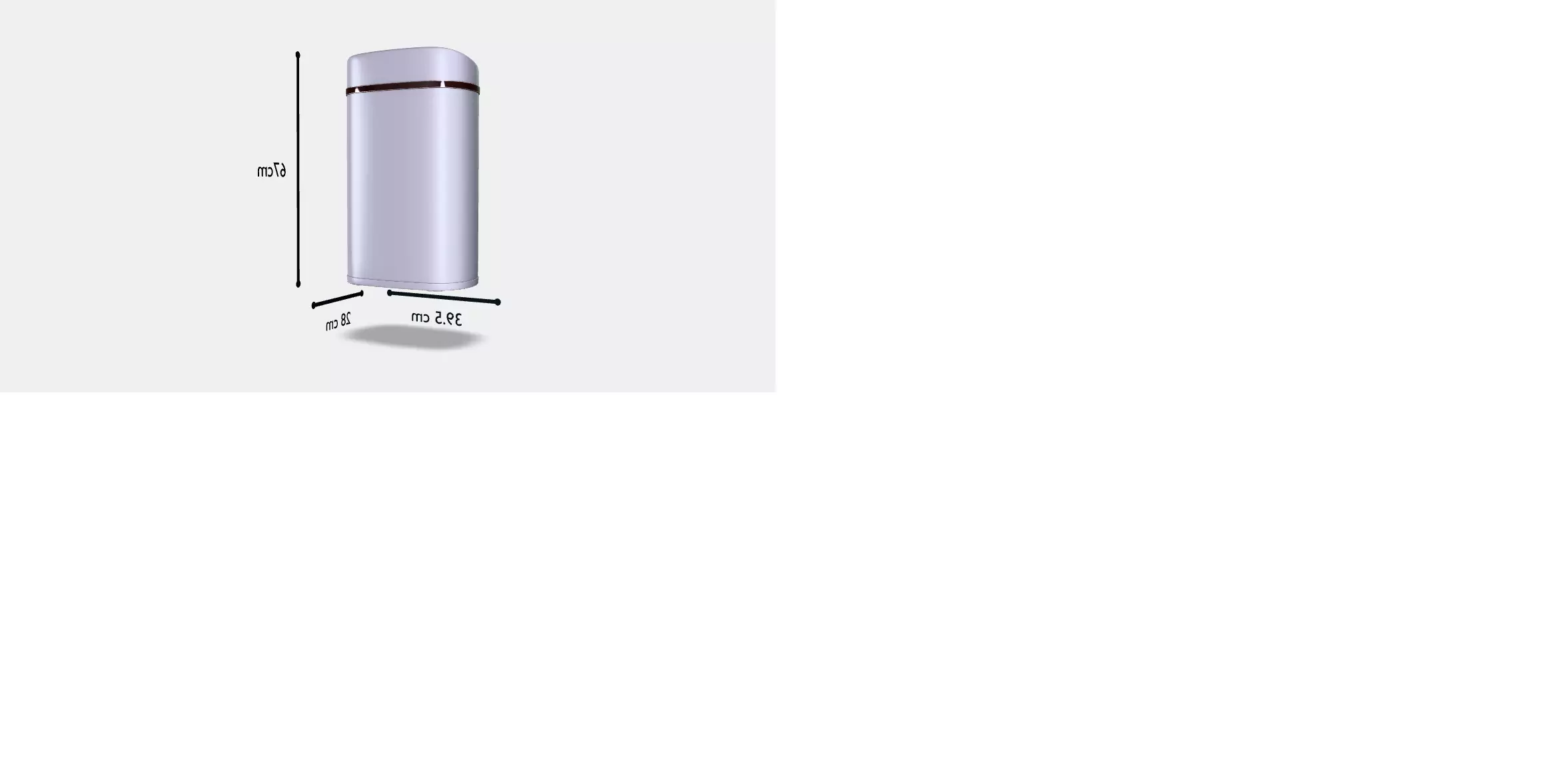 Sensor-sensitive dustbin 58 L 3D model_4