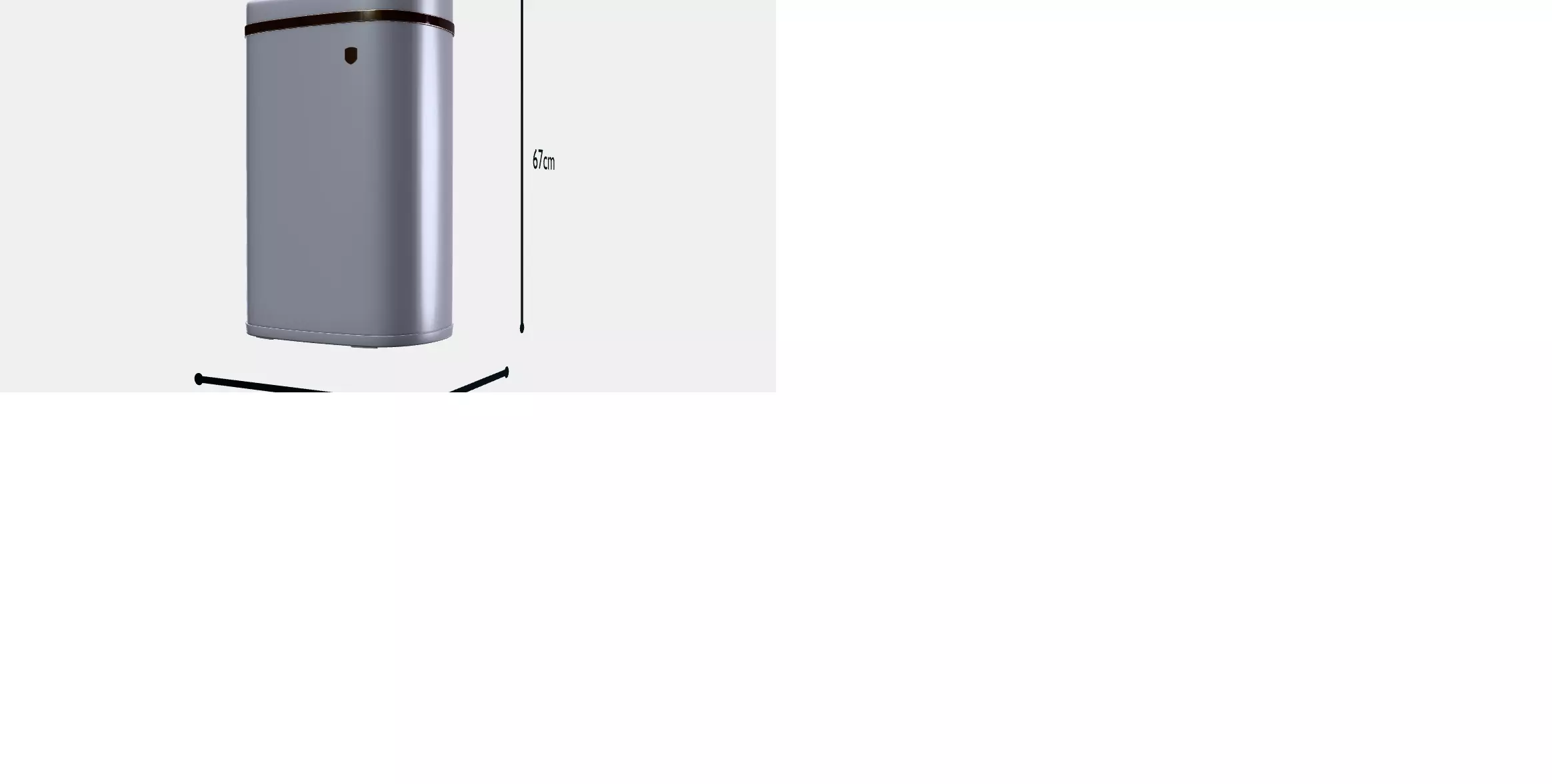 Sensor-sensitive dustbin 58 L 3D model_10