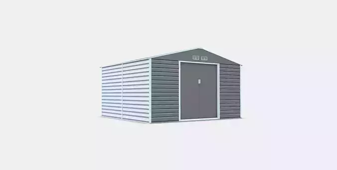 Utah garden tool storage house 341x322 cm 3D model