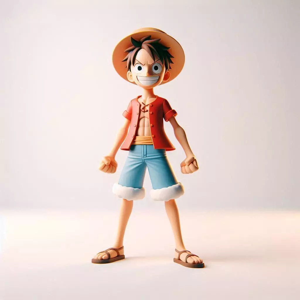 Monkey D Luffy One Piece 3D print model_0