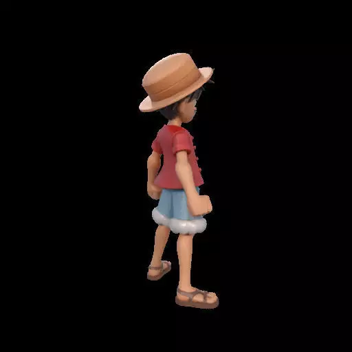 Monkey D Luffy One Piece 3D print model_3