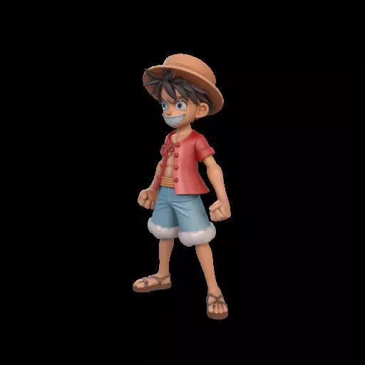 Monkey D Luffy One Piece 3D print model_21