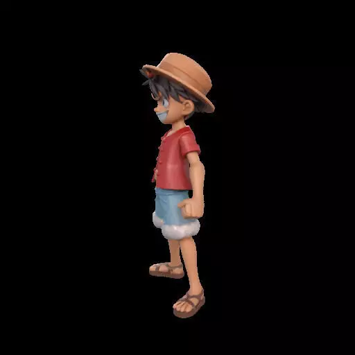 Monkey D Luffy One Piece 3D print model_18